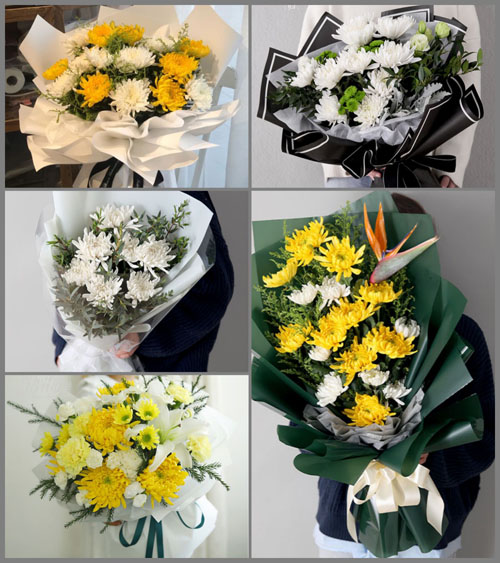 福建漳州南靖县靖城镇白事花束代送